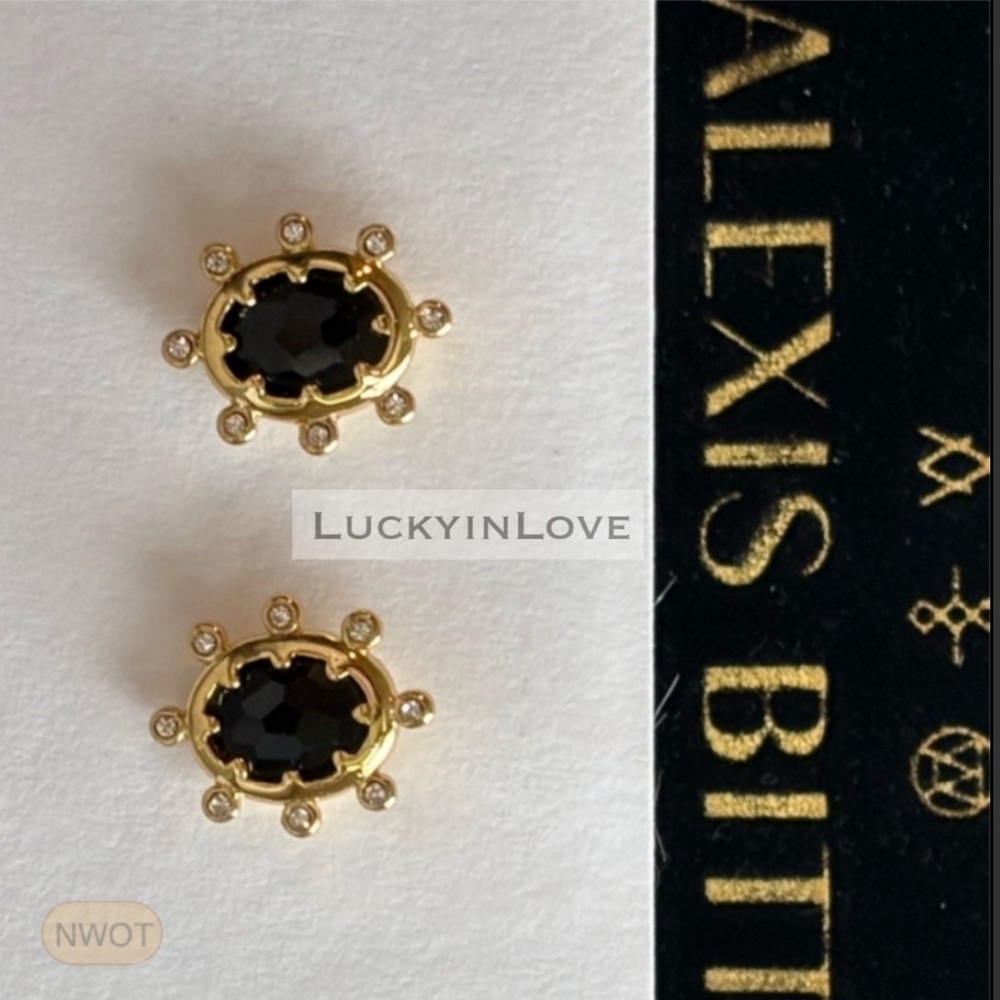 ALEXIS BITTAR • Crystal Stud Earrings - Picture 10 of 15